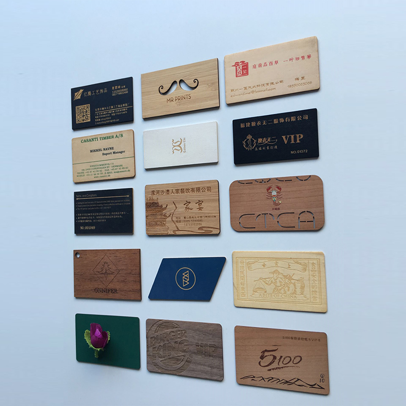 Wooden Business Card.
